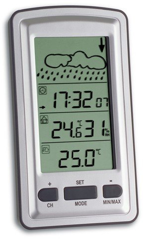 Tfa-Dostmann 35.1079 Estación Meteorológica Digital Plata
