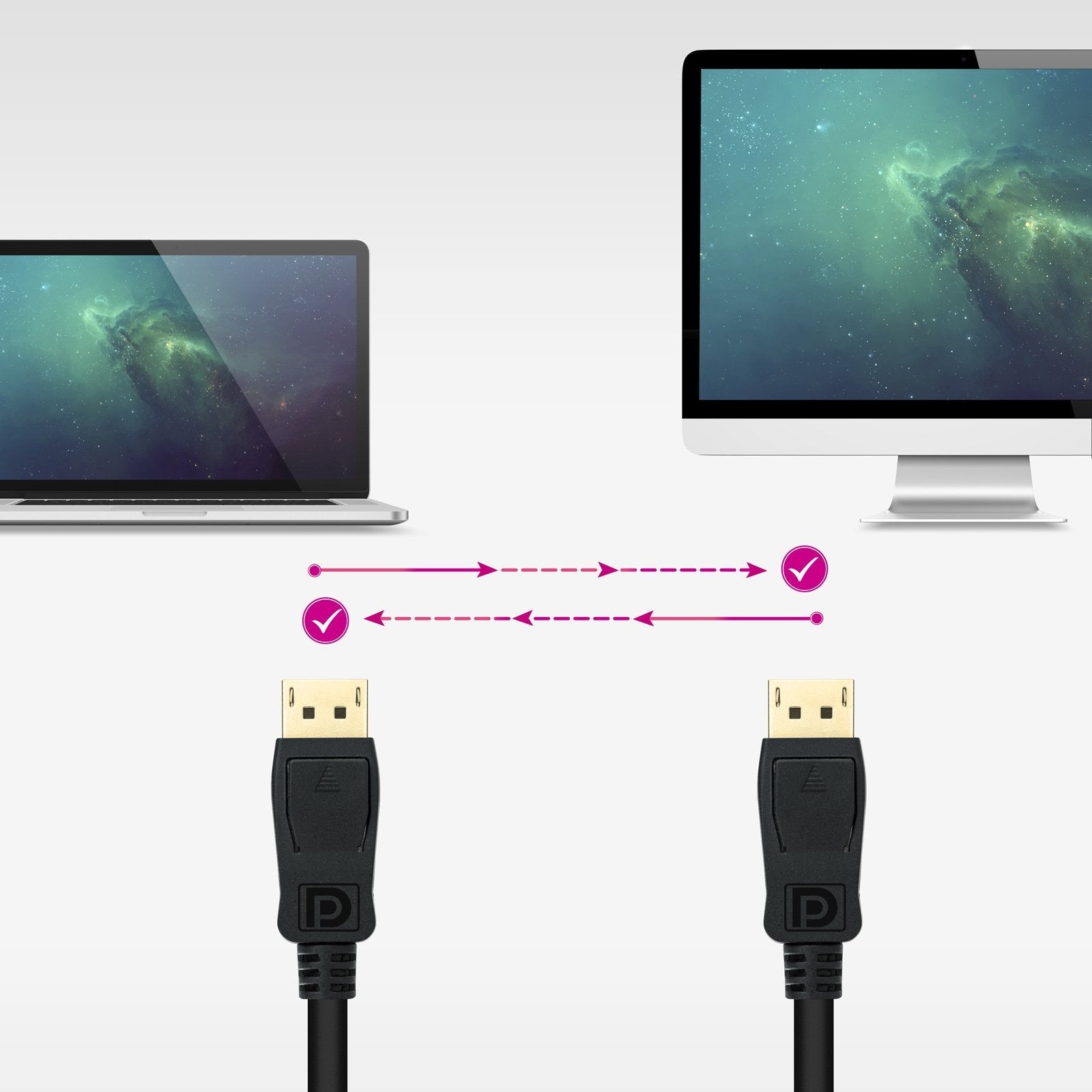 Cable Displayport 1.4 Dp/M-Dp/M 2.0 M