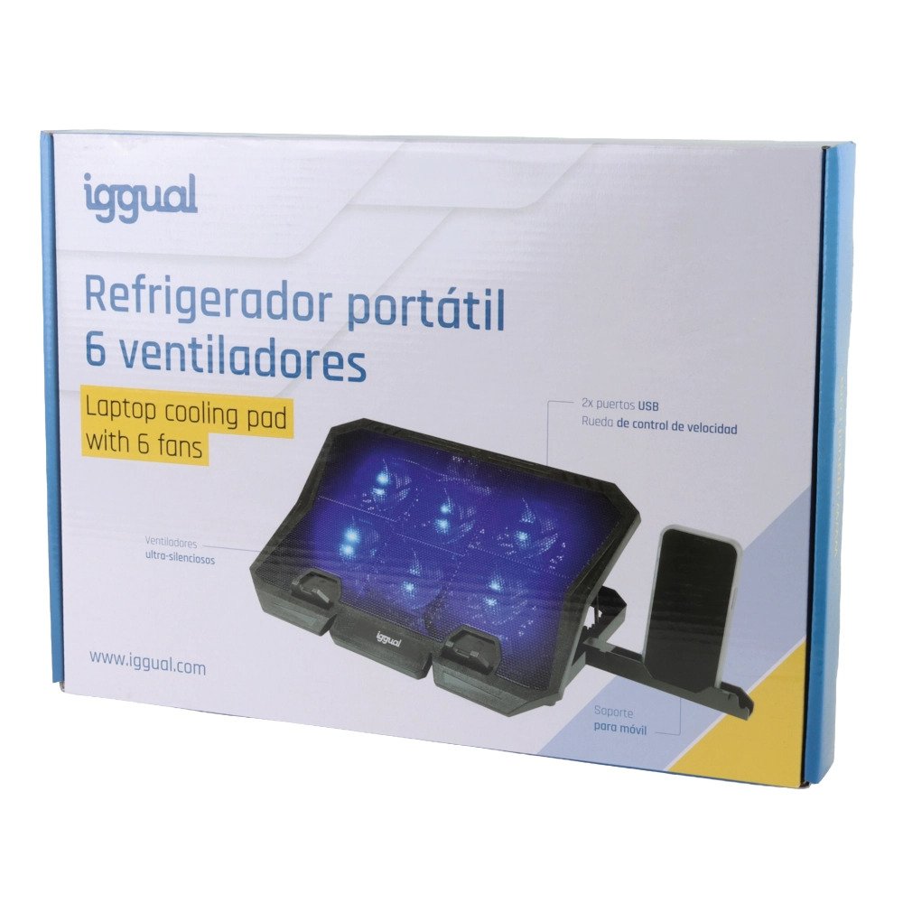 EAN 8435364319703 - iggual RP6V17 Soporte para ordenador portátil Negro 43,2 cm (17") imagen 8