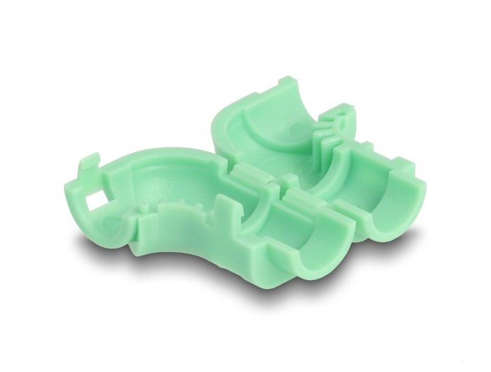 Delock 88125 Pinzas Para Cables Para Doblar, 8 Piezas Verde