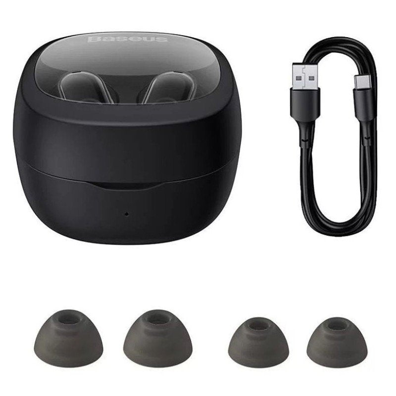 Auriculares Baseus Bowie Wm02 True Wireless Stereo (Tws)  Bluetooth Negro
