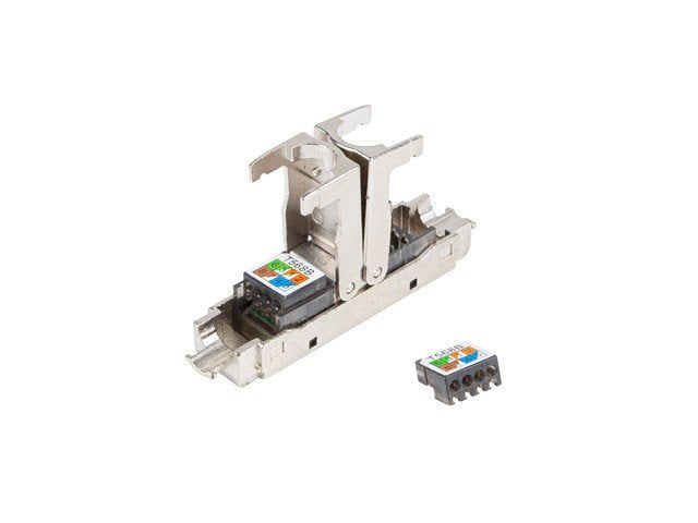 EAN 5901969428285 - Lanberg PL2SA-6000TL conector RJ-45 Plata, Transparente imagen 2