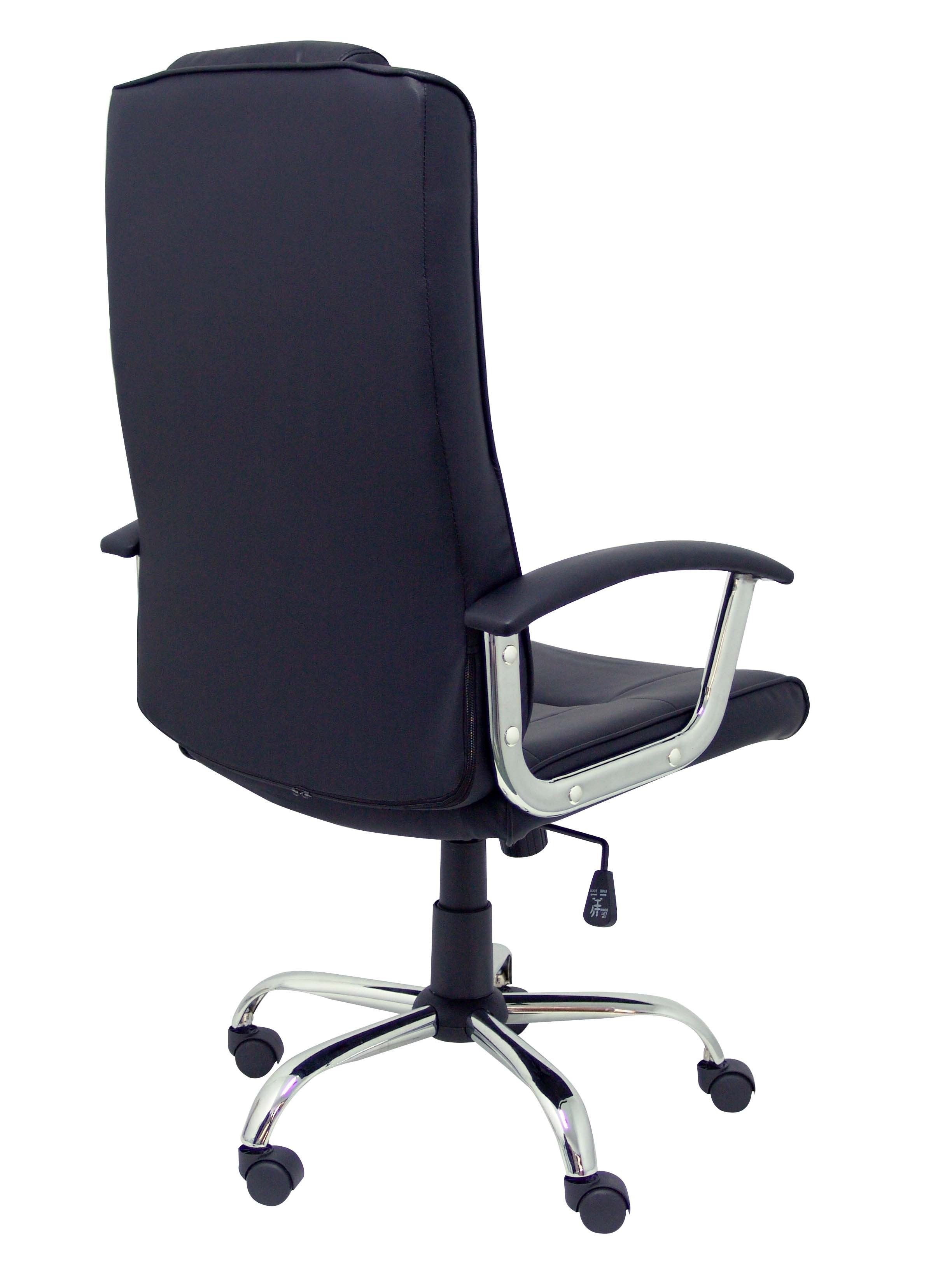 Sillón Modelo Guadalimar Simil Piel Negro Piqueras Y Crespo  Sillón Modelo Guadalimar Simil Piel Negro Piqueras Y Crespo 280dbspne