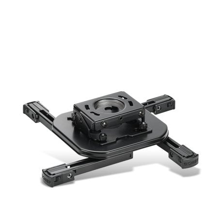 Chief Mini Universal Projector Mount Black Kit De Montaje (Montaje De Techo Abrazadera De Interfaz) Para Proyector Negro Se Puede Instalar En El Techo