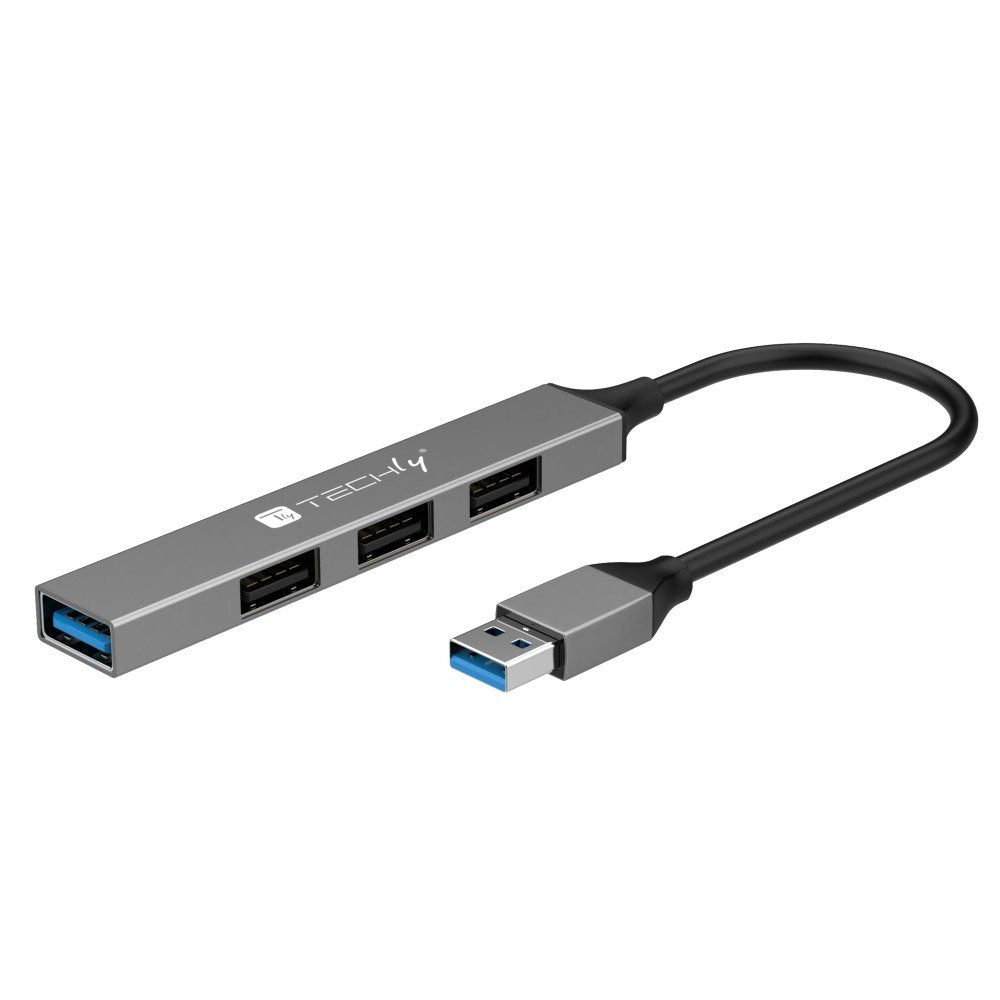 Usb-A 3.2 Hub With 4 Slim  Usb-A Ports In Metal