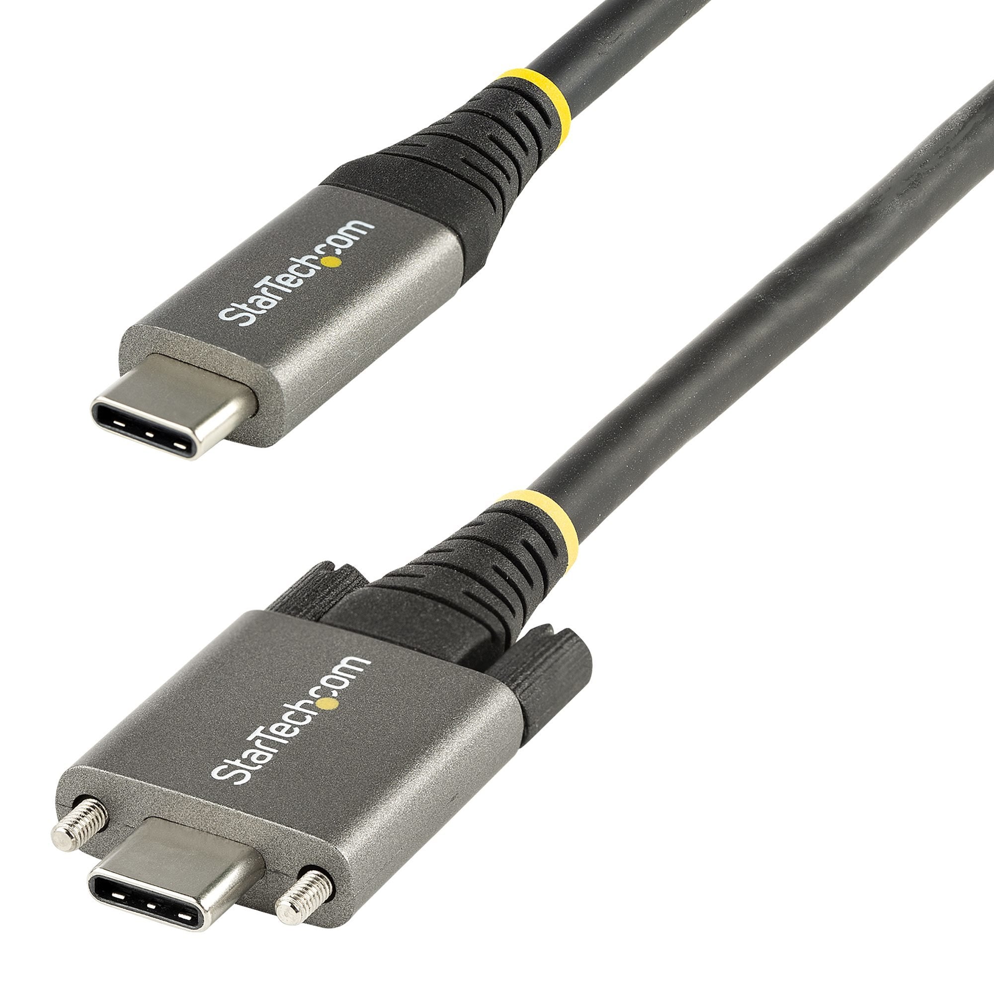 EAN 0065030893459 - StarTech.com USB31CCSLKV1M cable USB USB 3.2 Gen 2 (3.1 Gen 2) USB C Negro, Gris imagen 1