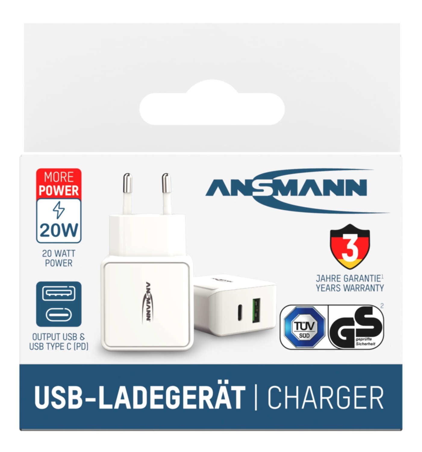 Cargador Doméstico Ansmann Hc218pd, Cargador 1001-0111