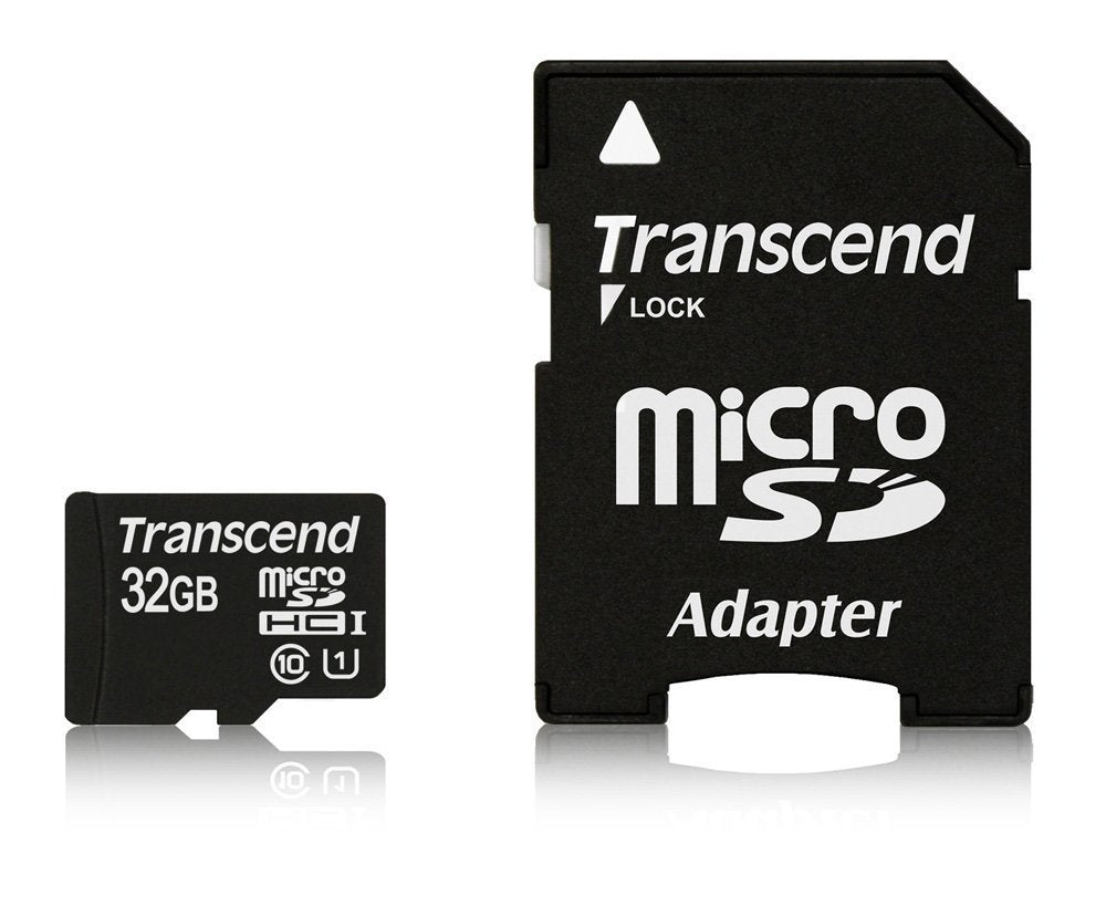 Transcend Tarjeta Micro Sd 32gb Clase 10 Sdhc Uhs-I Con Adaptador A Sd