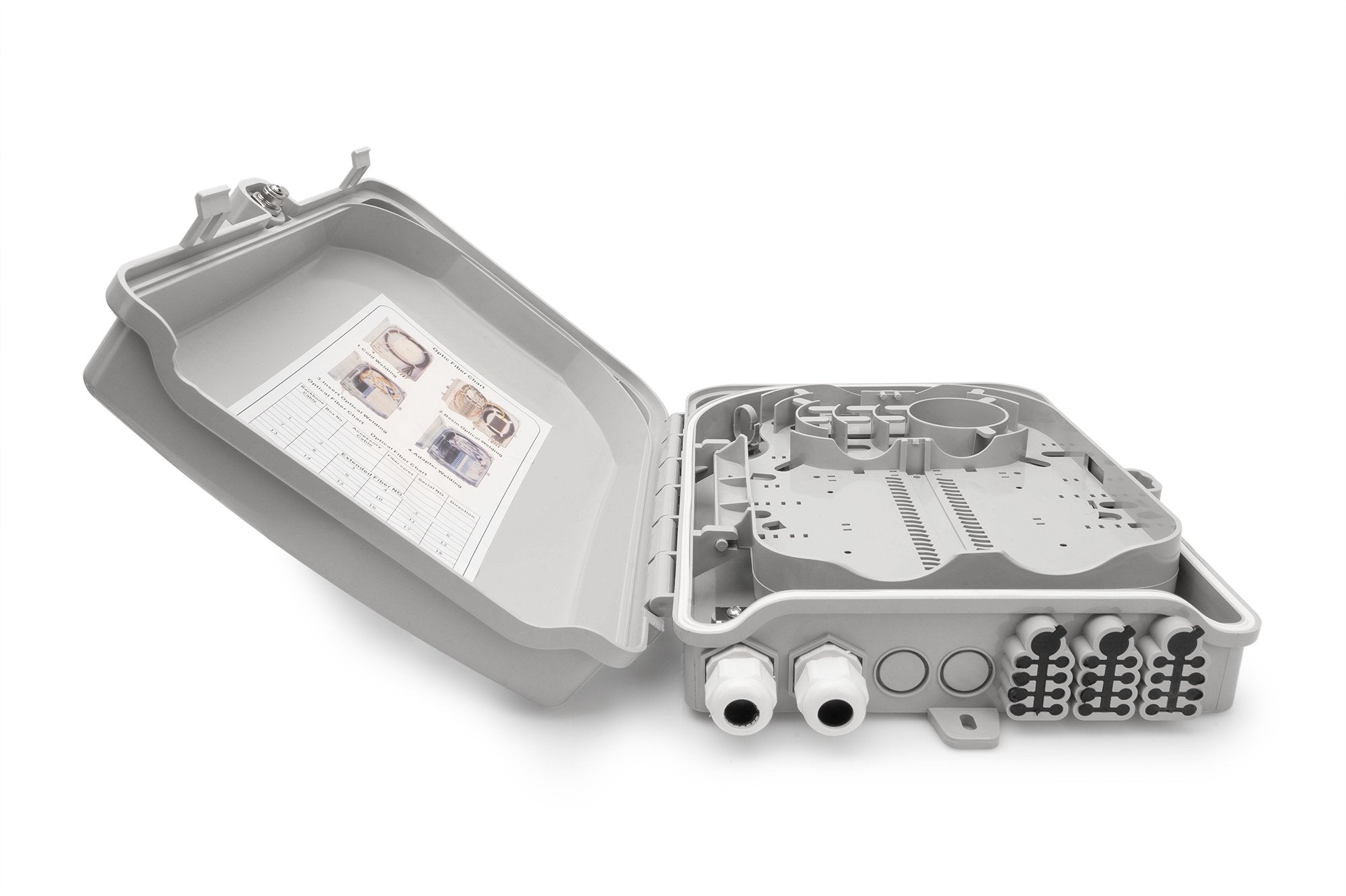 Digitus Dn-968911 Caja De Distribución De Exterior Ftth Para 24 Adaptadores Sc