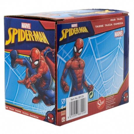 Taza De Cerámica De 325 Ml En Caja Regalo De Spider-Man