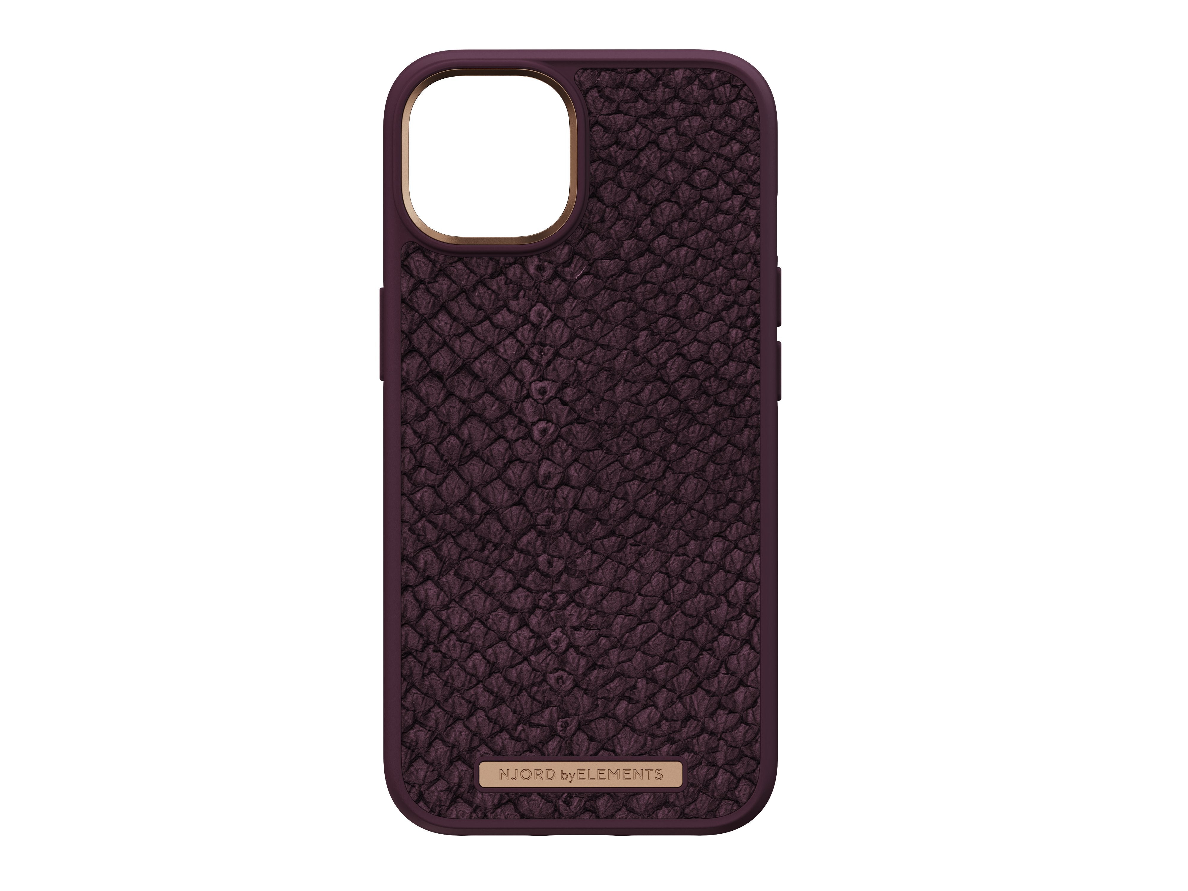 Njord Byelements Salmon Leather Magsafe Case - Iphone 14 - Rust