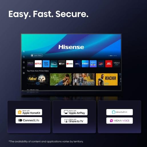 EAN 6942351418896 - Hisense 65E77Q 165,1 cm (65") 4K Ultra HD Smart TV Wifi Negro imagen 9