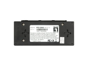Poe Injector Adapter Level One  Cat5e Pasa Datos Y Alimentacion Por El Mismo Cable Hasta 100 Mts