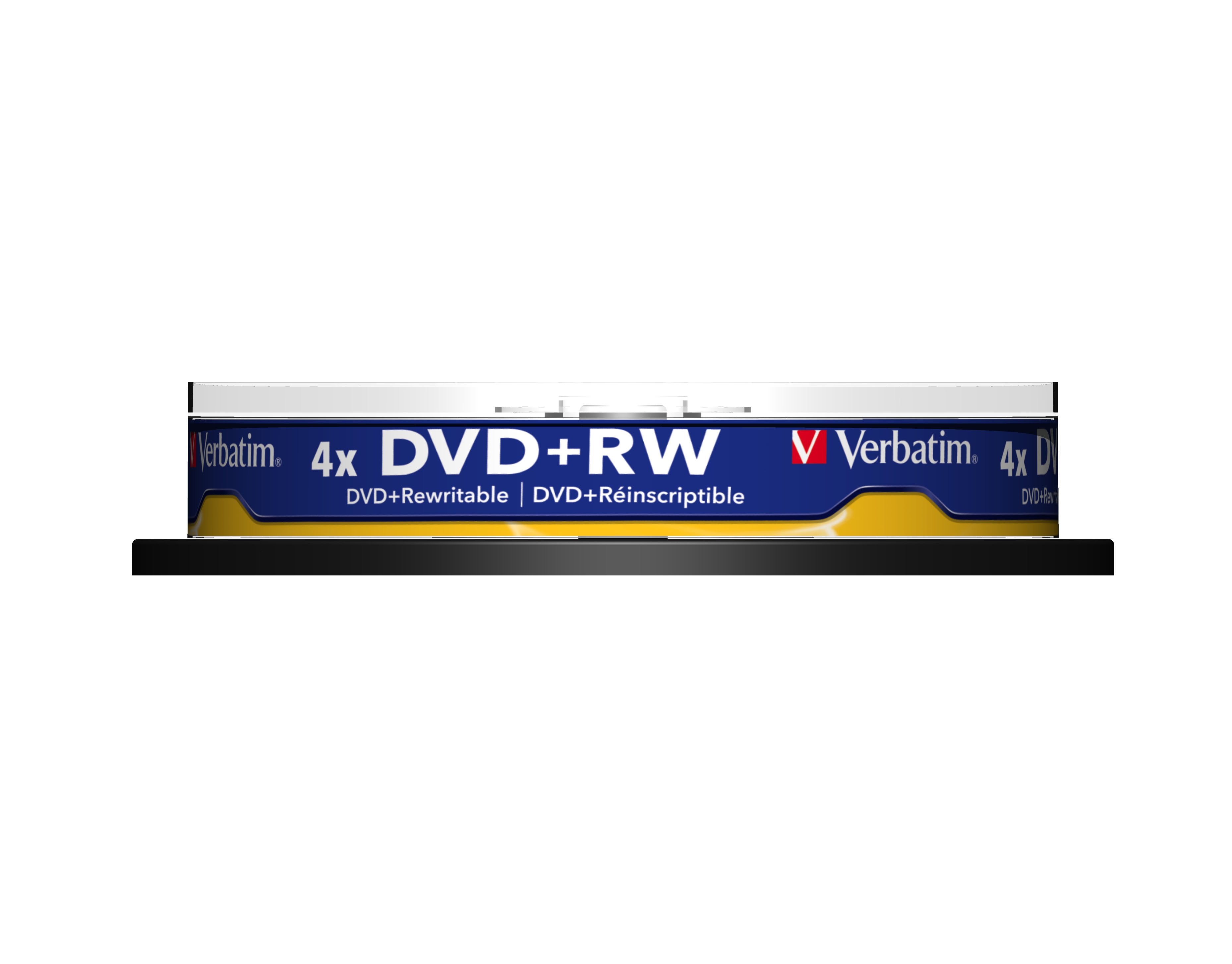 Verbatim Dvd+Rw Regrabable - 4x - 4,70 Gb - Pack 10 43488
