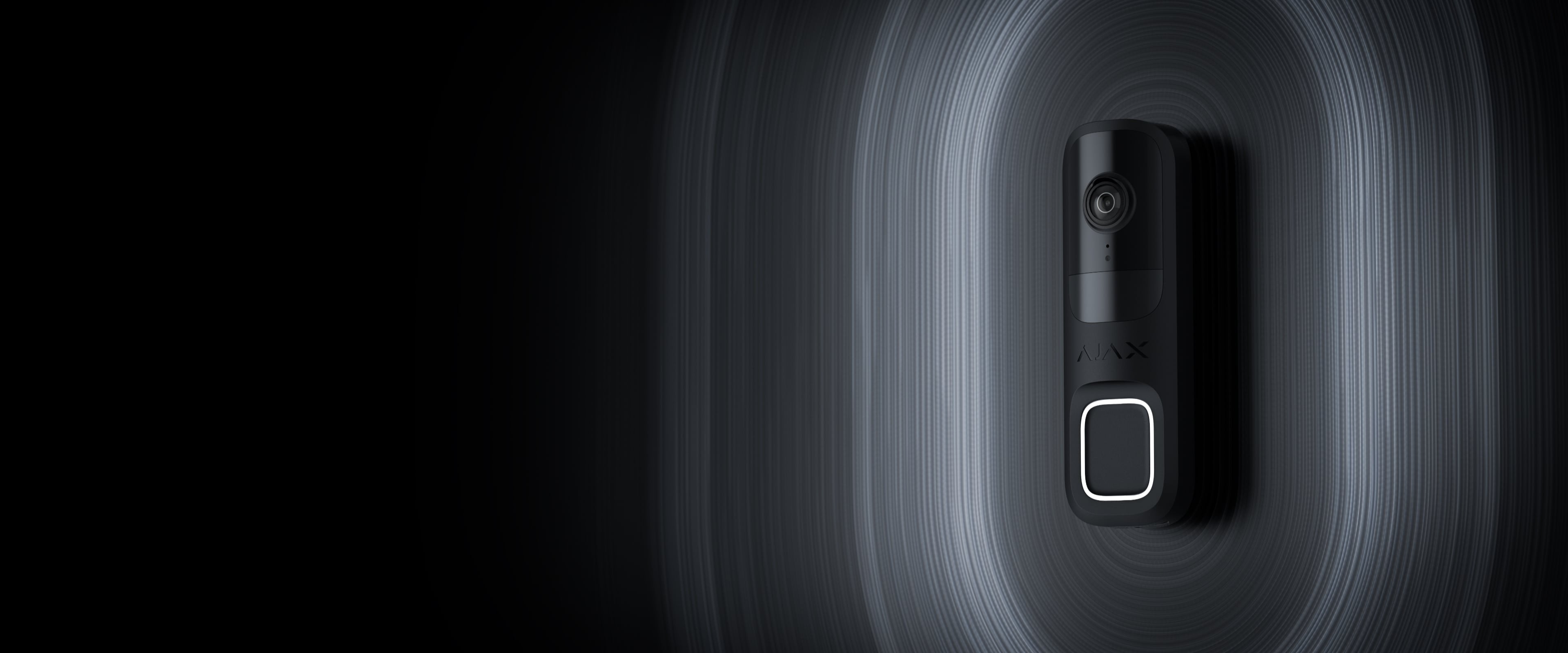 Video Doorbell/Black 66391 Ajax