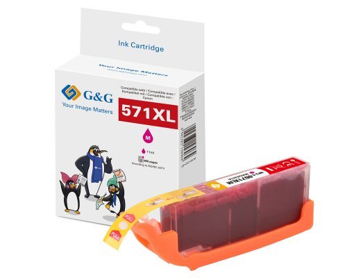 G&G Xl-Cartucho Compatible Con Canon Cli-571xlm 0333c001