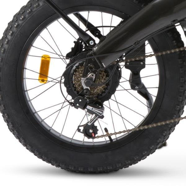 Bicicleta Eléctrica Nilox, Ebike X10 Ultra,  Plegable, Hasta 90 Km De Autonomía, Motor De 48 V/250 W Y Batería Extraíble De 48 V-13 Ah, Neumáticos Fat De 20" X 4", Caja De Cambios De 6 Velocidades