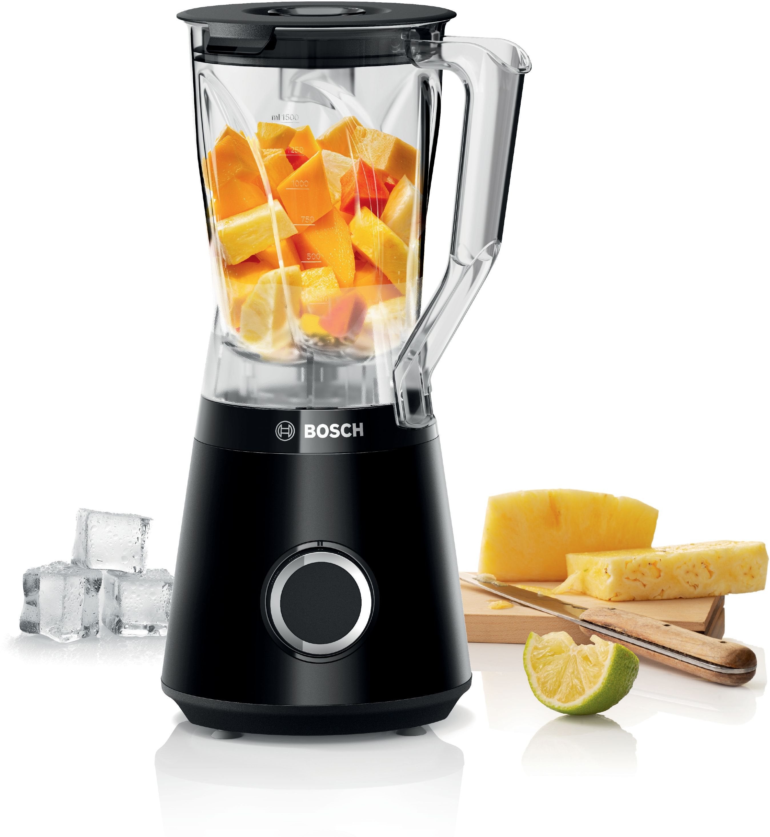 Batidora De Vaso  Bosch Home Serie 4 Mmb6141b 1200 W Negro, Batidora Depie Negro, Batidora De Vaso, 1 M, 1200 W, Negro