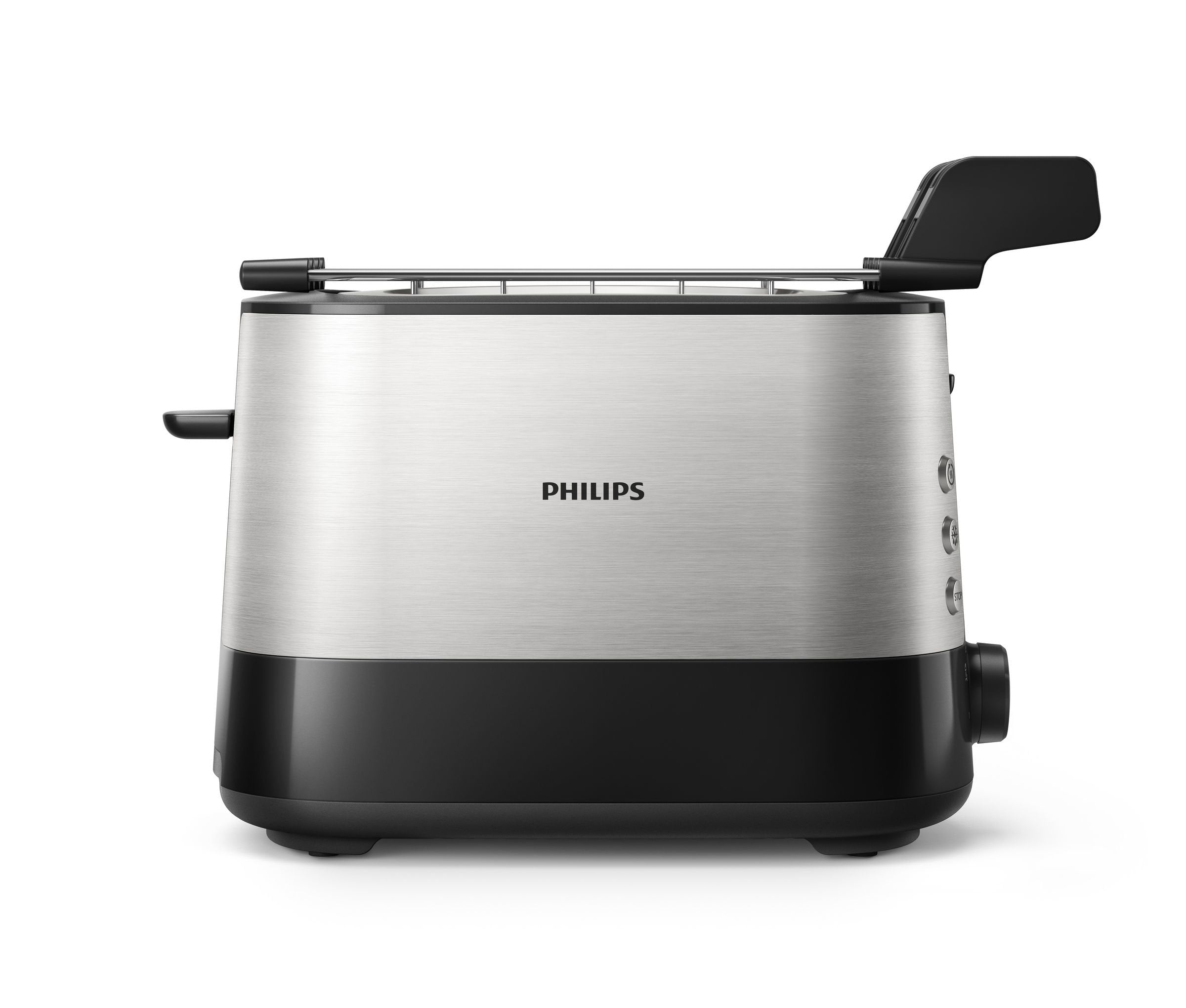 Tostadora Philips Viva Collection Con 2 Ranuras Extraanchas Tostador