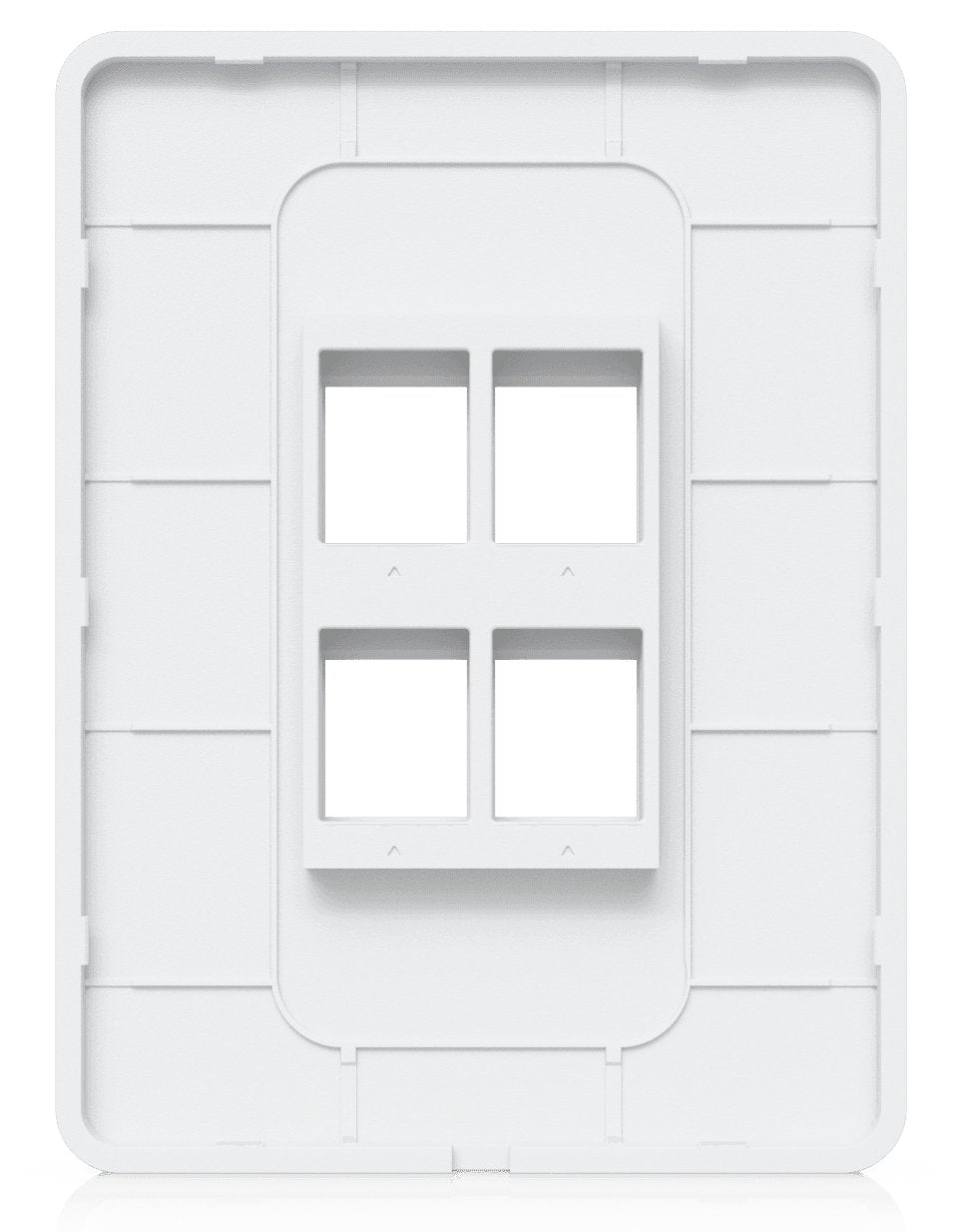 Universal Keystone Wall Plate  With Paintable Cover For A