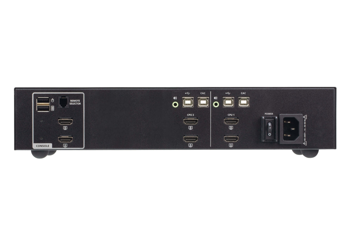 2-Port Usb - 4k Hdmi Dual Display Secure Kvm Switch Cs1142h4c-At-G