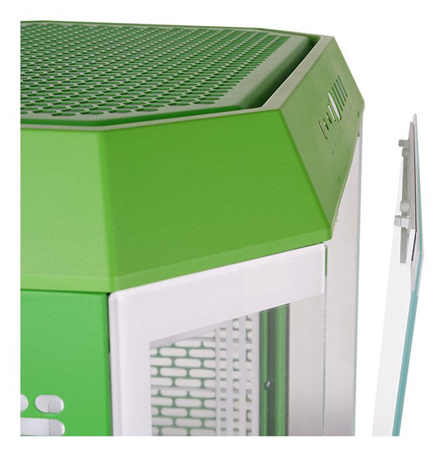 Termaltake La Torre 600, Torre Varicadora Verde, Vidrio Templado X 3 Ca-1z1-00mown-00