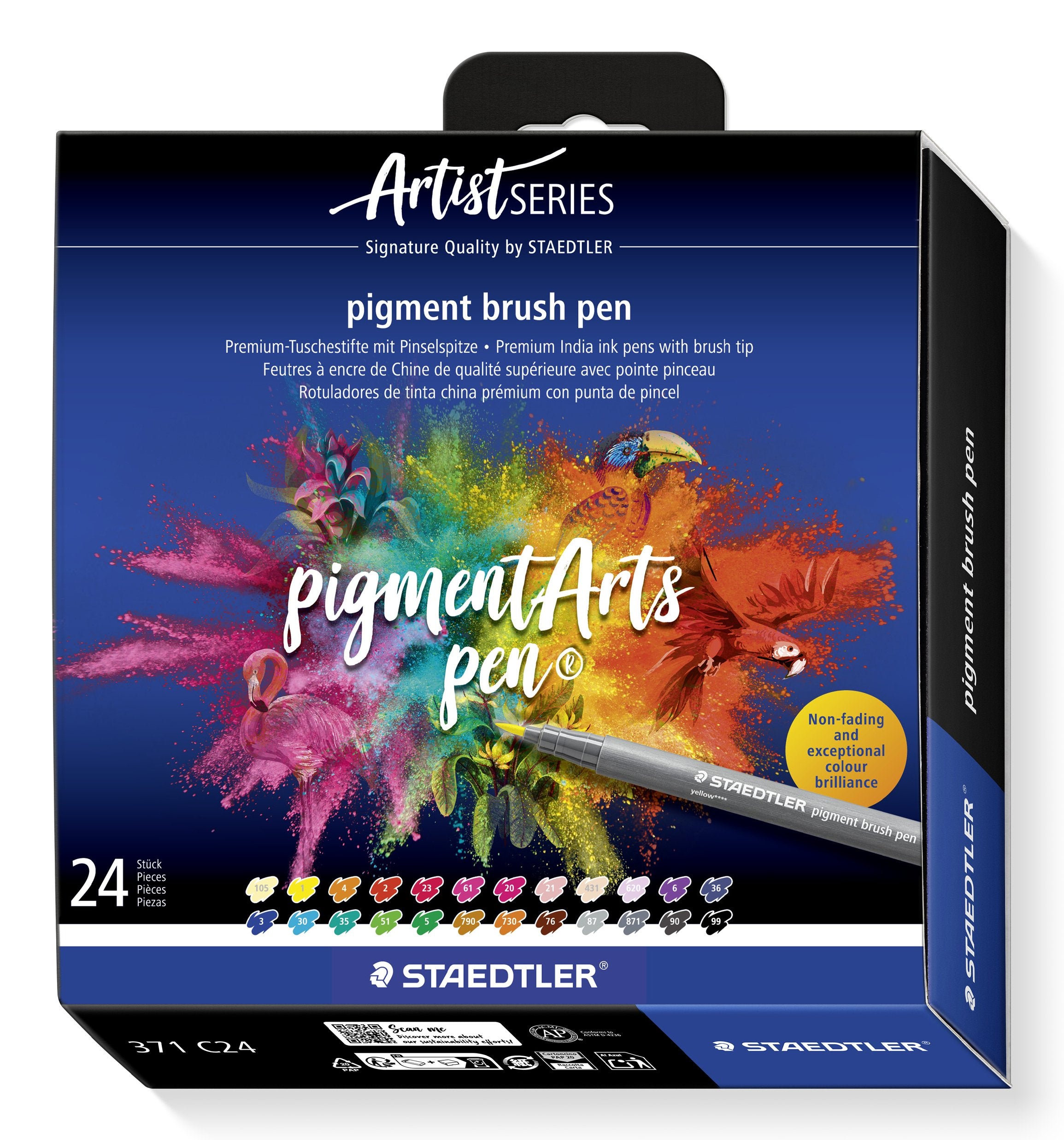 EAN 4007817096963 - Staedtler Pigment Arts Brush Pen rotulador Multicolor 24 pieza(s) imagen 1