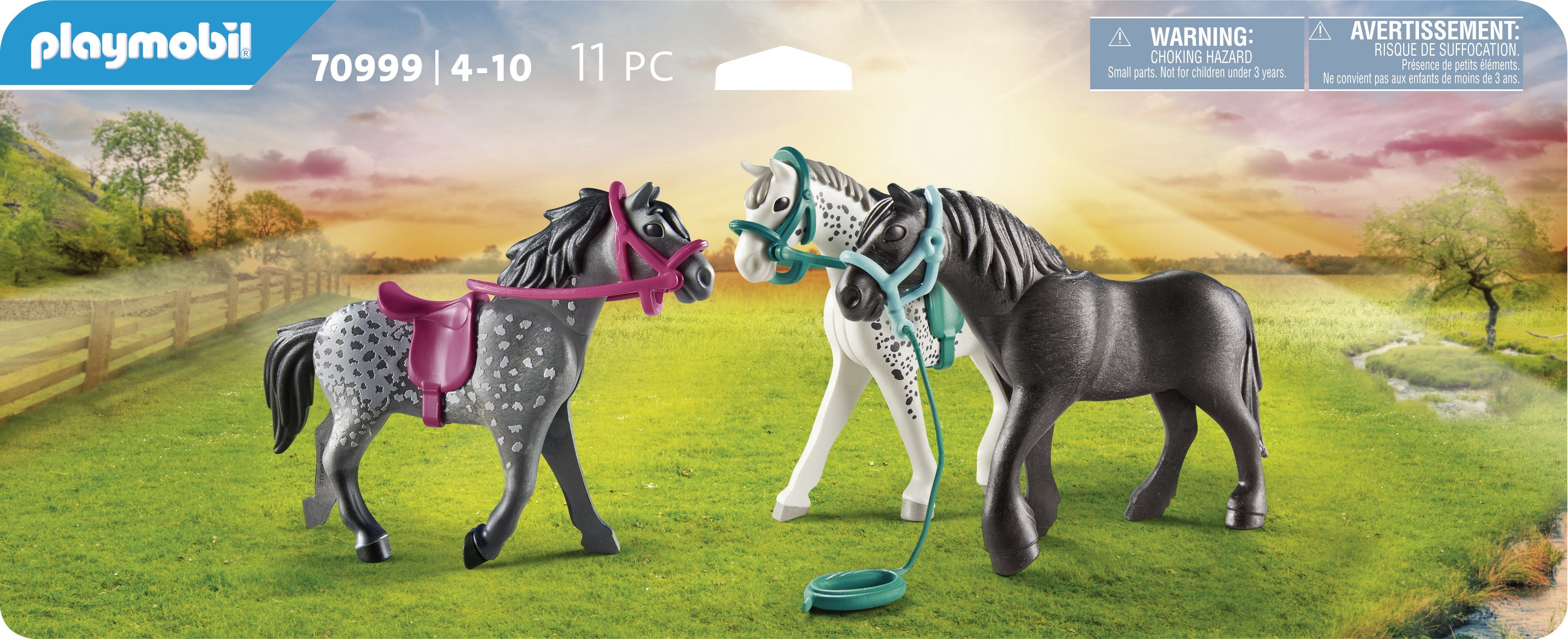Playmobil 70999 - 3 Caballos: Frison Knabstrupper & Andaluz