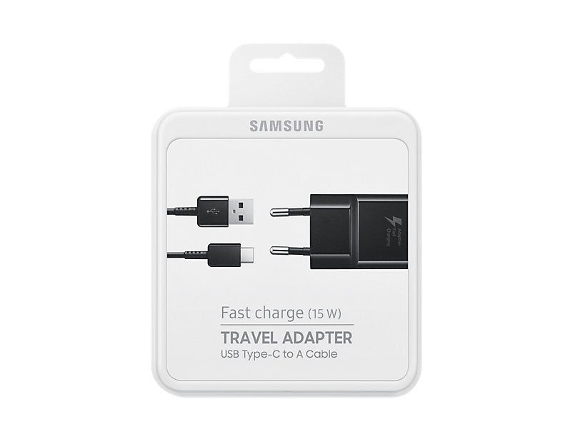 Cargador De Pared Samsung Ep-Ta20ebe 1xusb + Cable Usb Tipo-C 15w