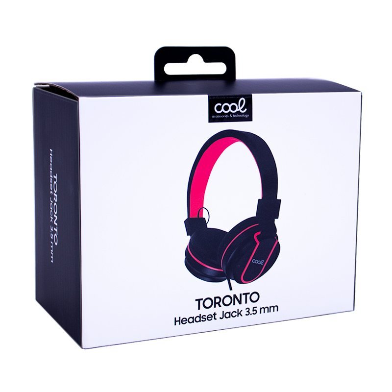 Auriculares Cascos Cool Toronto Black-Red