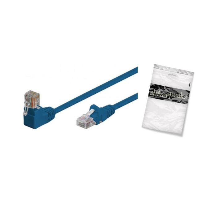 Shiverpeaks Cable De Red Cat6 S/Ftp Pimf Winkel-Recto Azul 5m