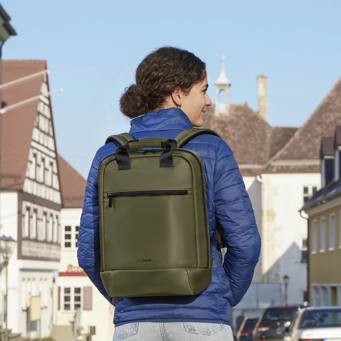 Mochila Hama Ultra Lightweight Para Portátil 16.2" Verde