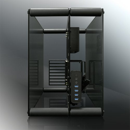 Caja Pc Raijintek Paean Escritorio Negro, Transparente,  Abierta/Benchmark Negro, Escritorio, Pc, Negro, Transparente, Atx, Micro Atx, Mini-Itx, Aluminio, Spcc, Vidrio Templado, 14 Cm