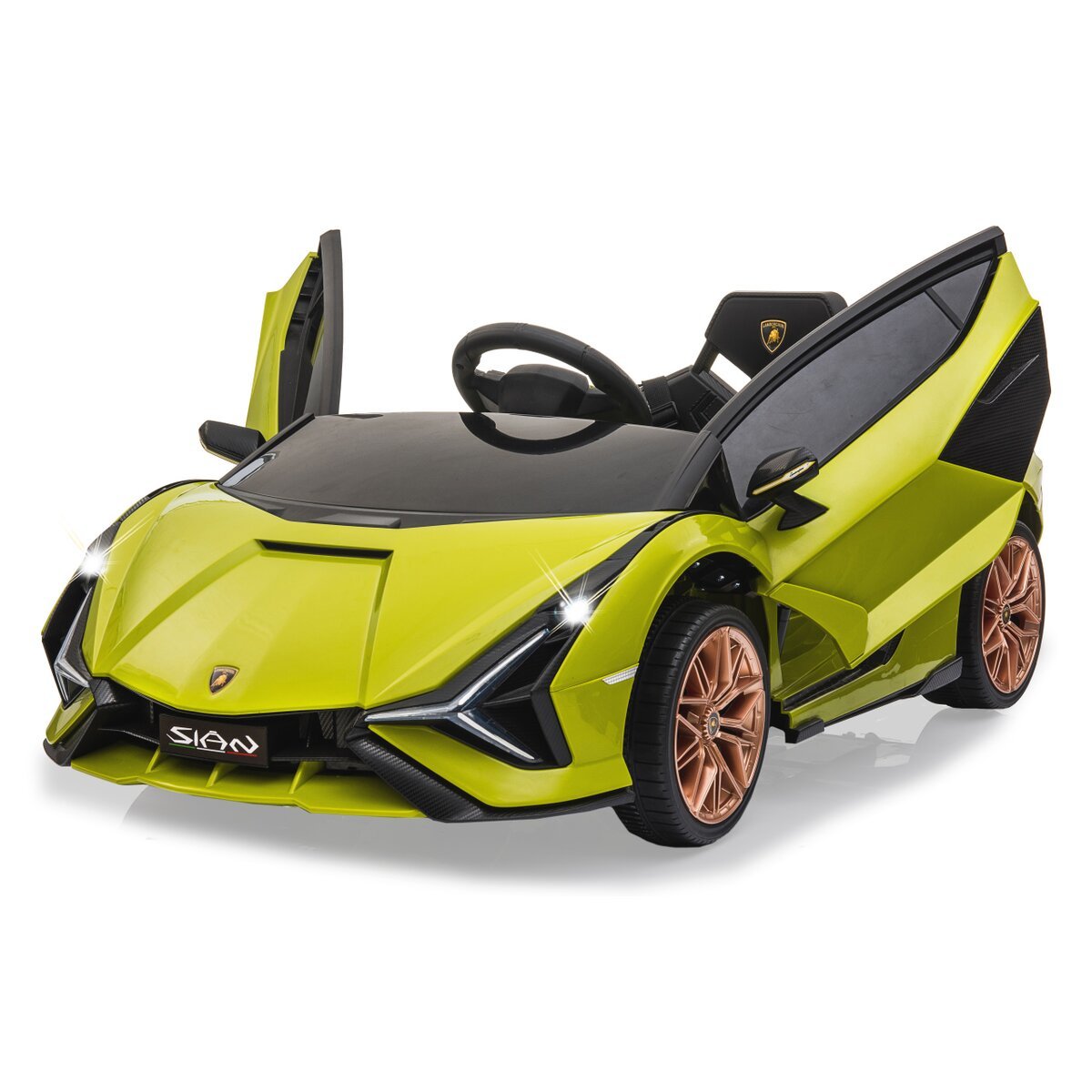 Jamara Ride-On Lamborghini Sian Verde 37 Mhz 3+