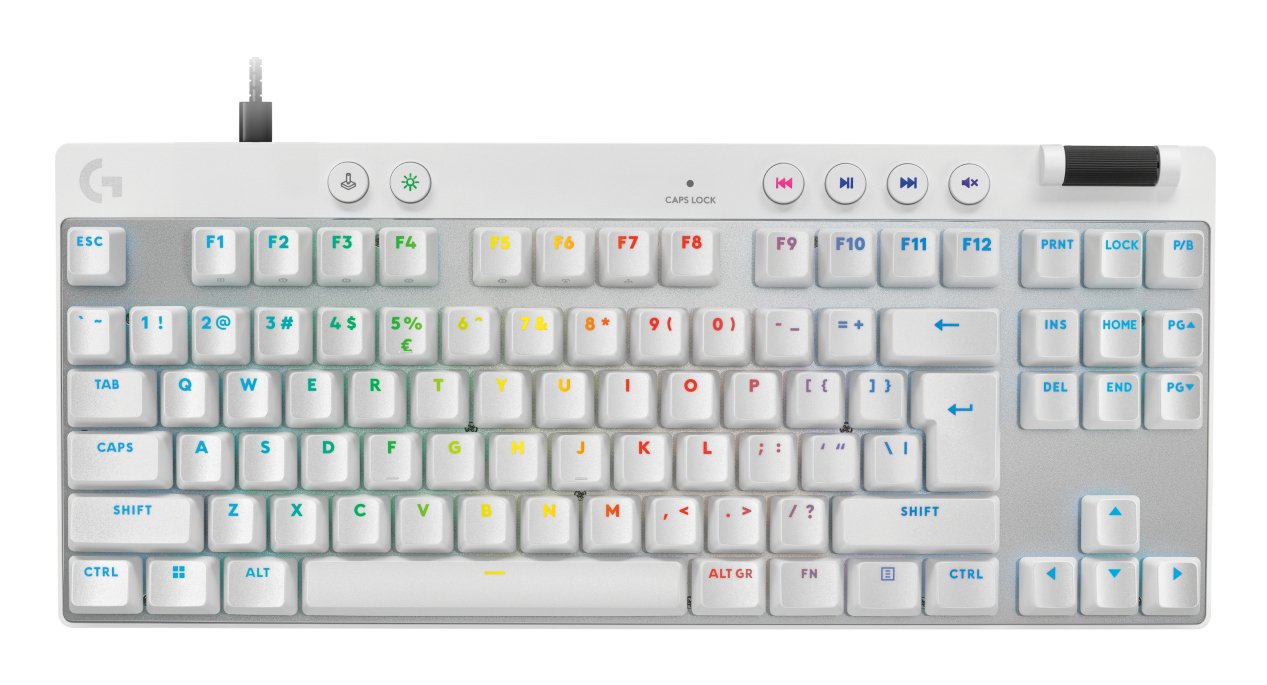 Logitech G Pro X Tkl Rapid White