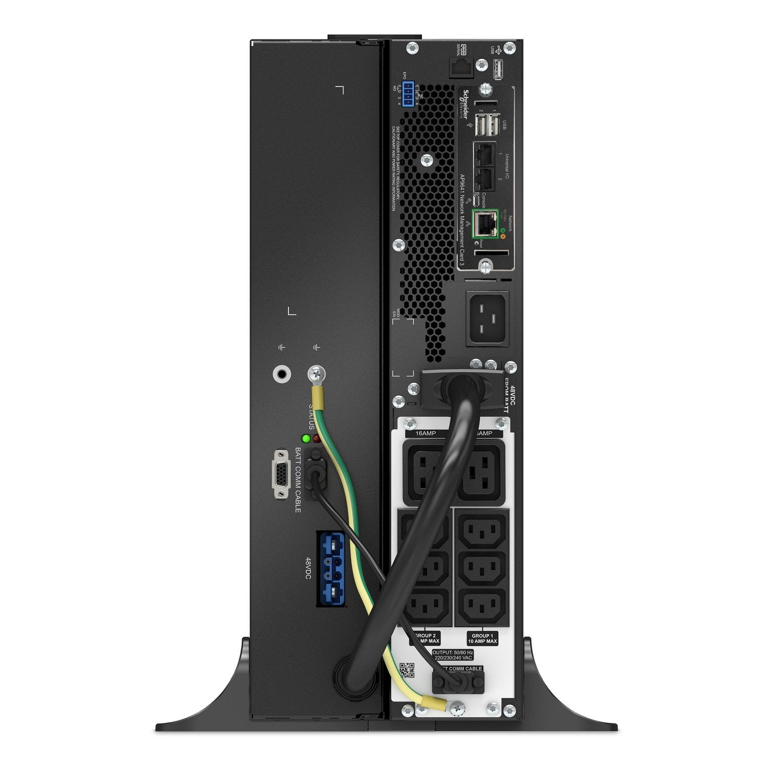 Apc Smart-Ups Srt Lithium Ion 3000va Rm 4u 230v Long Runtime With Network Card