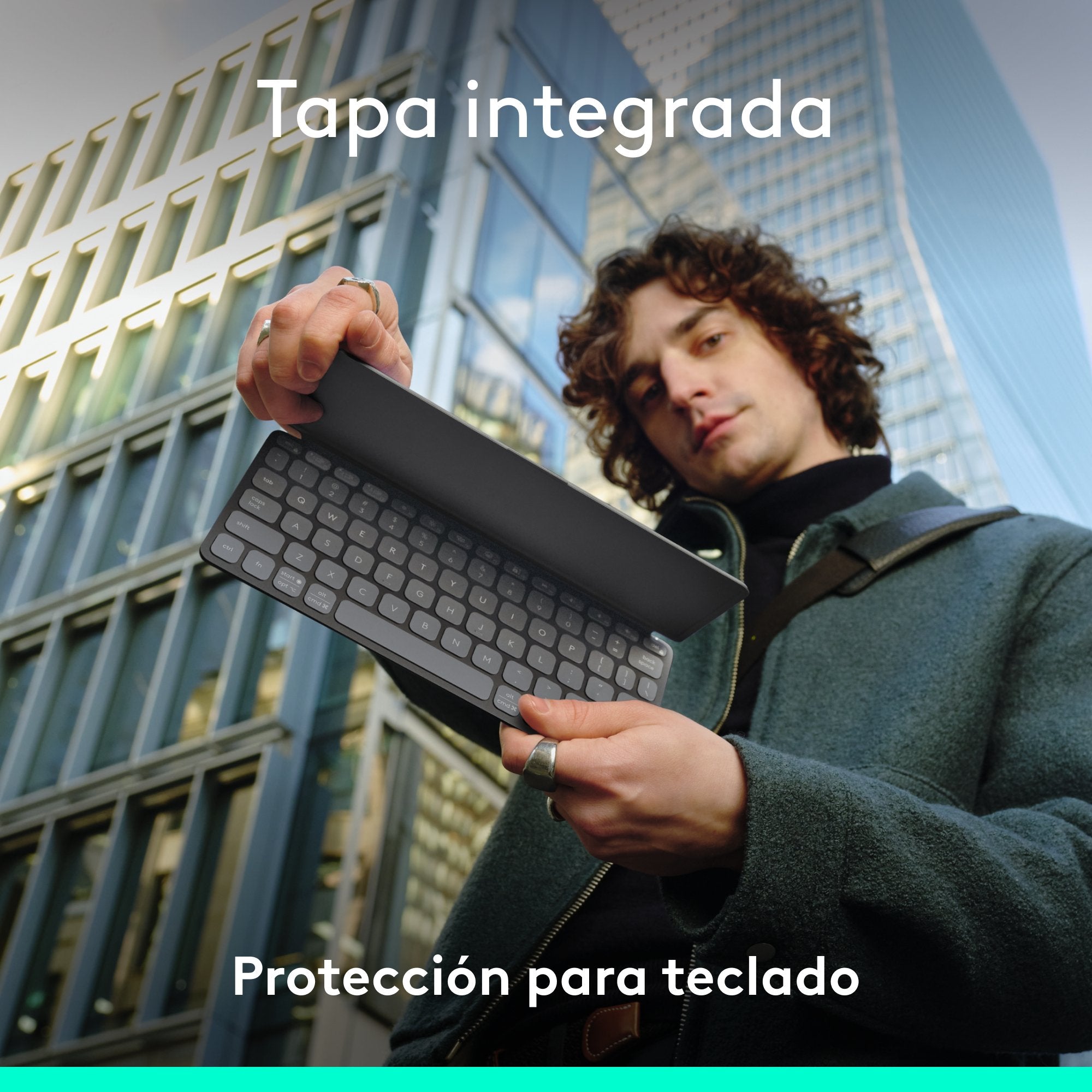 EAN 5099206126039 - Logitech 920-013010 teclado Universal Bluetooth Español Grafito imagen 3