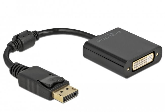 Delock Adaptador Displayport 1.1 Macho A Dvi Hembra Passiv Negro