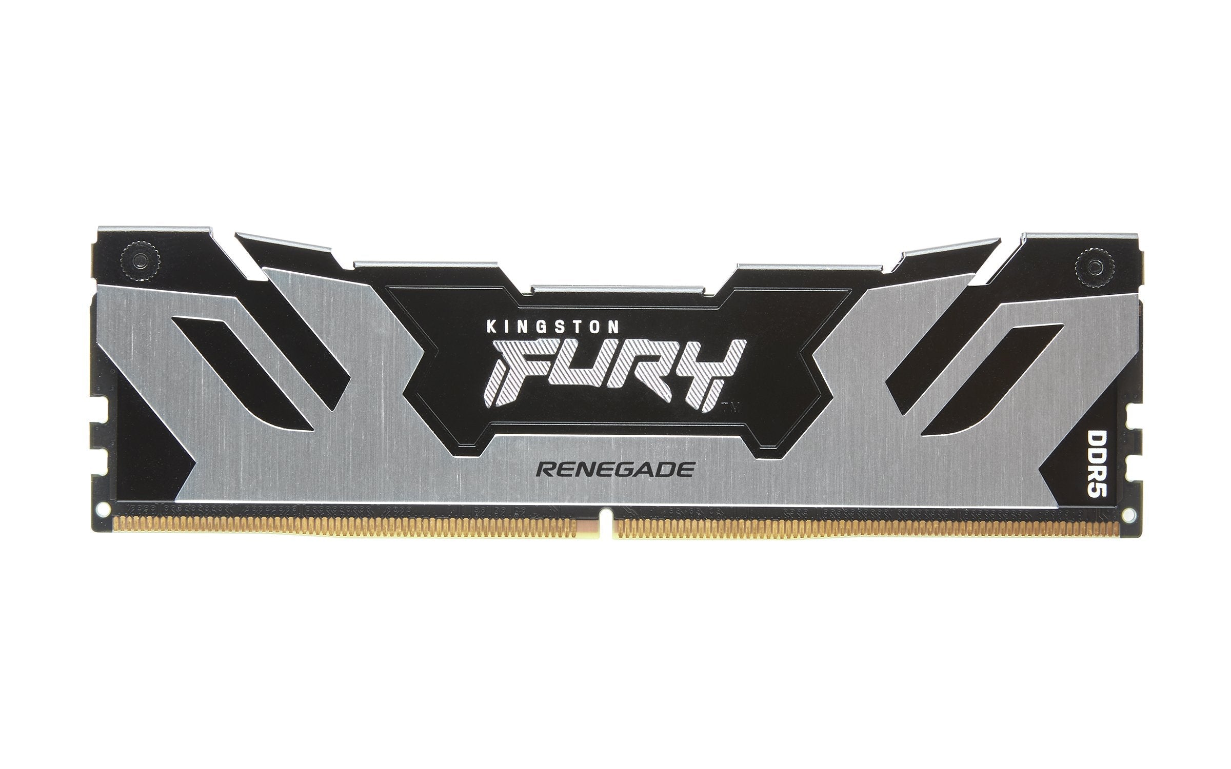 Kingston Fury Dimm 24 Gb Ddr5-8000, Ram Plateado/Negro, Kf580c38rs-24, Renegade, Intel Xmp Kf580c38rs-24