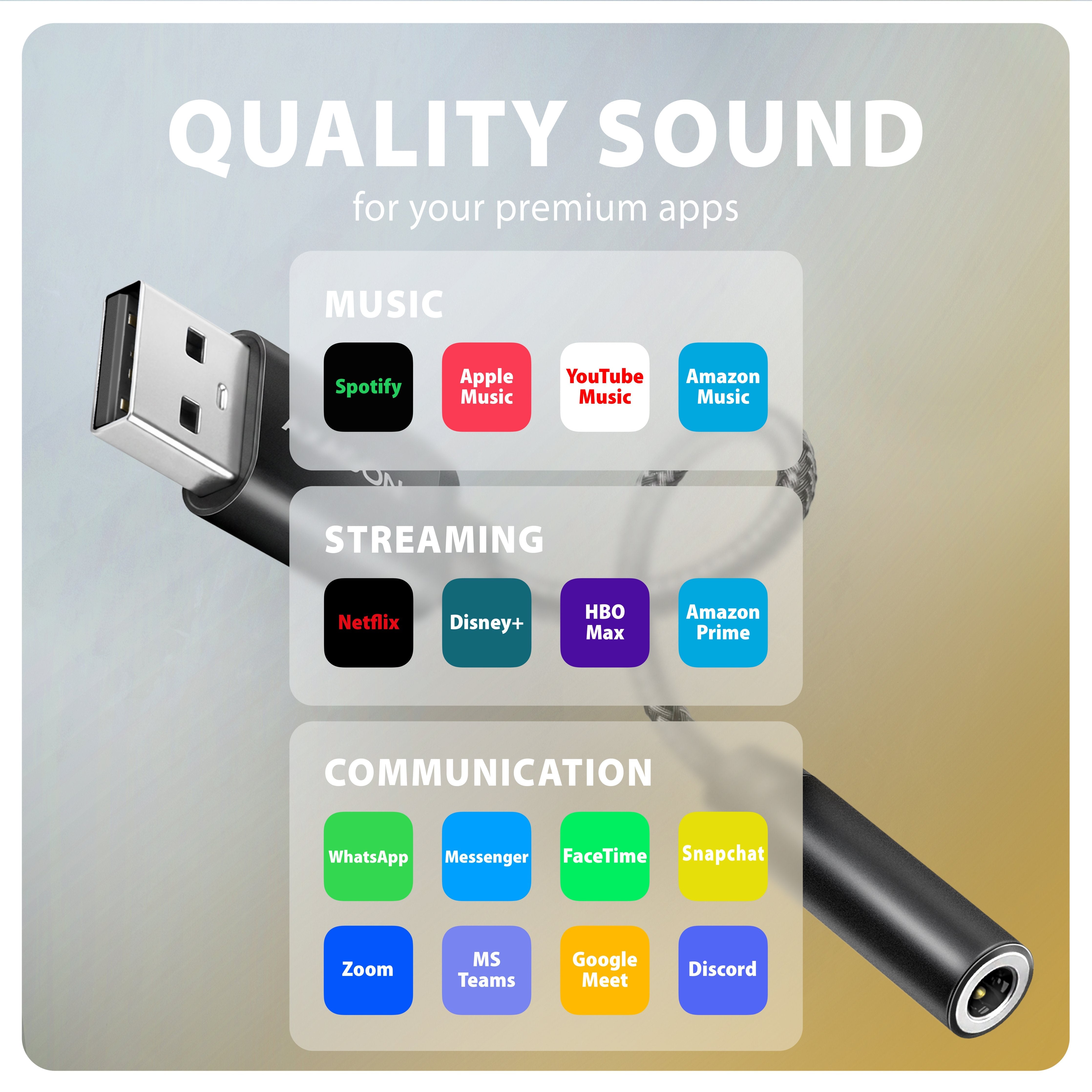 Axagon Ada-Ha Usb-A To 3.5mm Jack Hi-Res Dac Audio Adapter, 384khz 32bit, Stereo