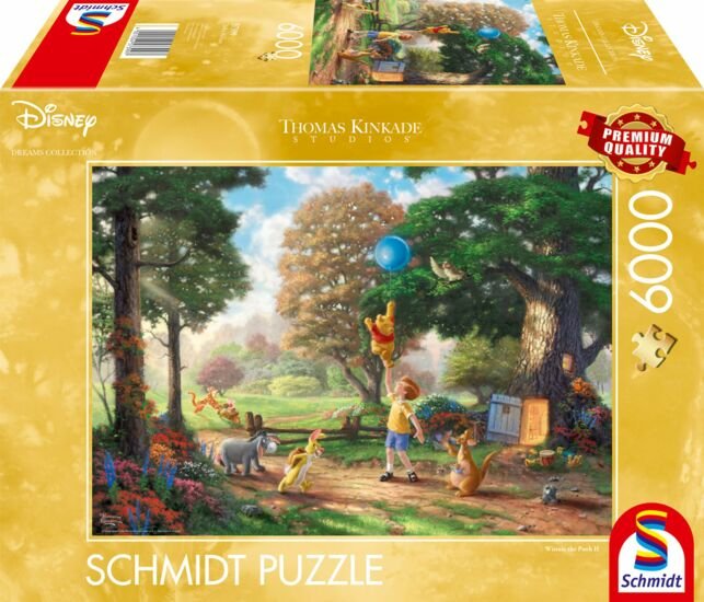 Puzzle Schmidt Spiele Thomas Kinkade Studios: Disney Dreams Collection - Winnie The Pooh Ii, 6000 Piezas 57399