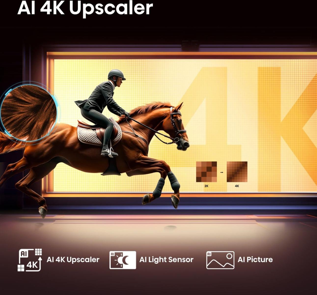 Hisense 58e77q, Qled Tv 147 Cm (58 Pulgadas), Negro, Ultrahd/4k, Sintonizador Triple 58e77q