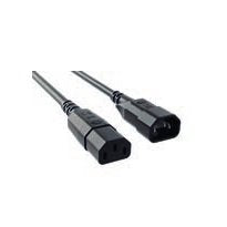 Bachmann 356.119 Cable De Transmisión Negro 0,5 M C14 Acoplador C13 Acoplador