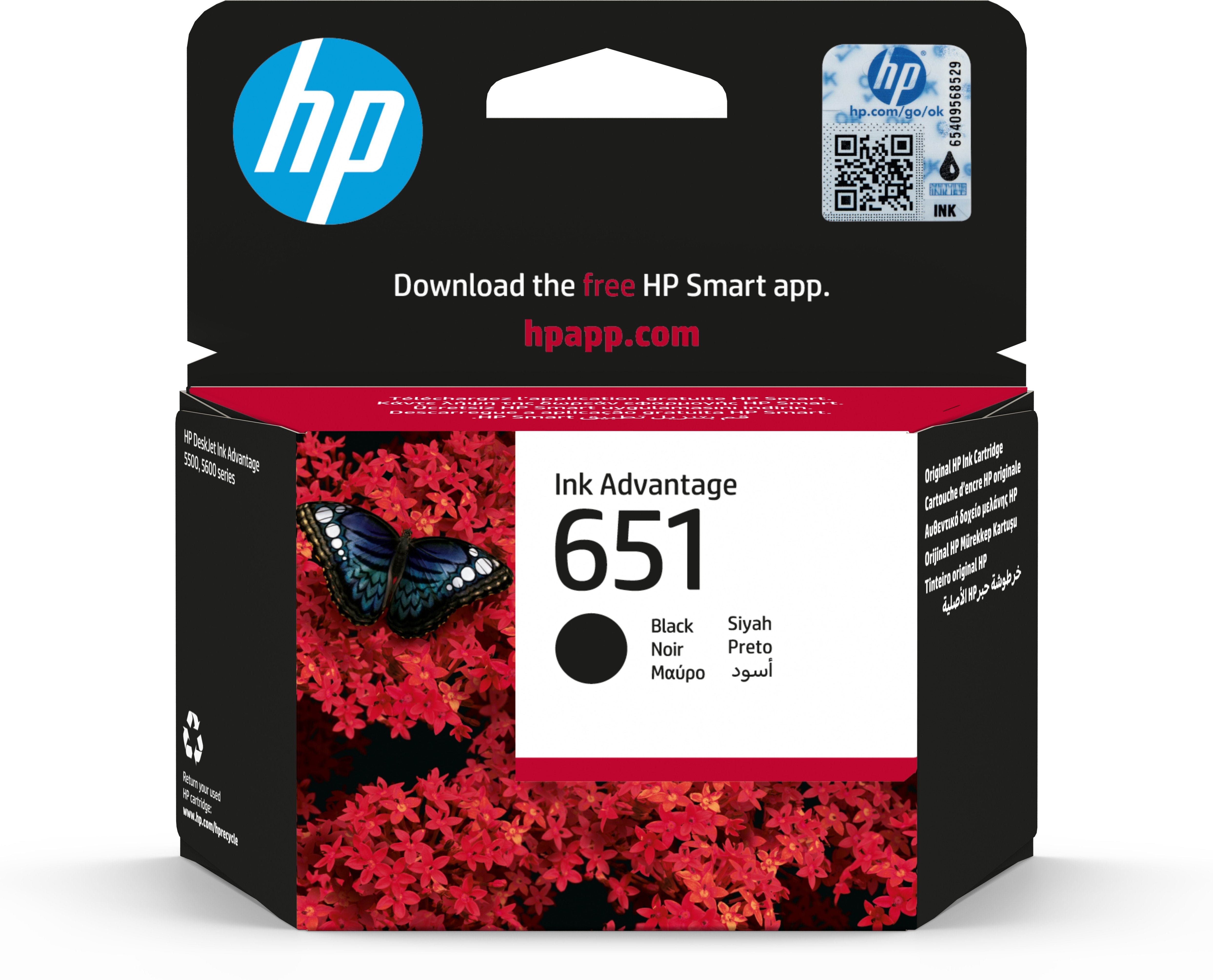 Tinta Original Hp 651 C2p10ae Black Nur Polen Und Tschechien!