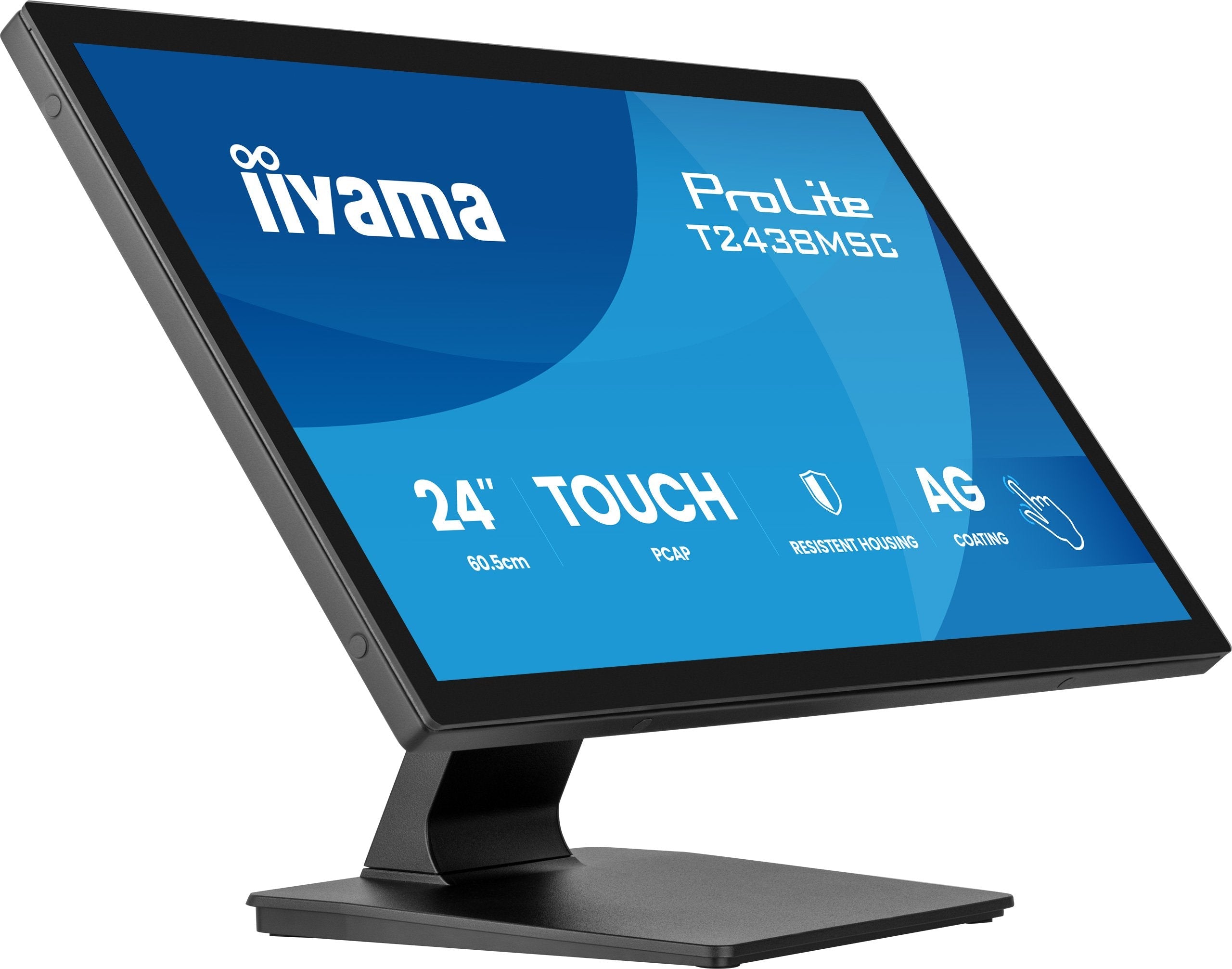 Iiyama 60.5cm 23,8" T2438msc-B2 16:9 M-Touch Hdmi+Dp+Usb