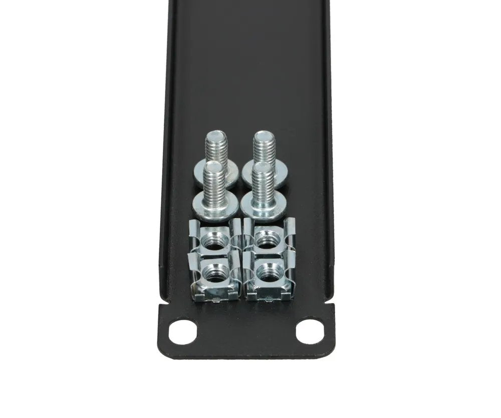 Extralink 1u 19" Front Blank Panel Black