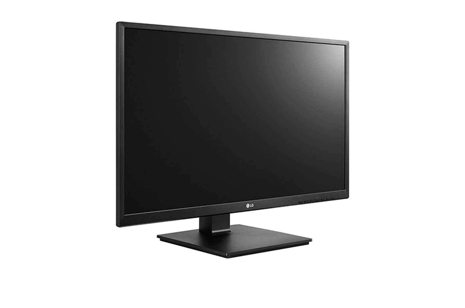 Monitor Lg 24bk55yp-B 23.8"  Hdmi Vga Dvi Displayport Fhd Pivotante Y Regulable En Altura Altavoces Color Negro