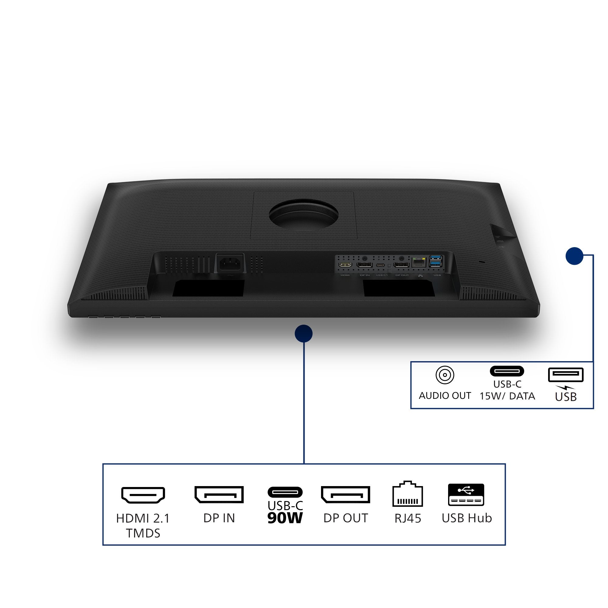 EAN 8721038006414 - Philips 24B2U3601 pantalla para PC 60,5 cm (23.8") 2560 x 1440 Pixeles Quad HD LCD Negro imagen 4