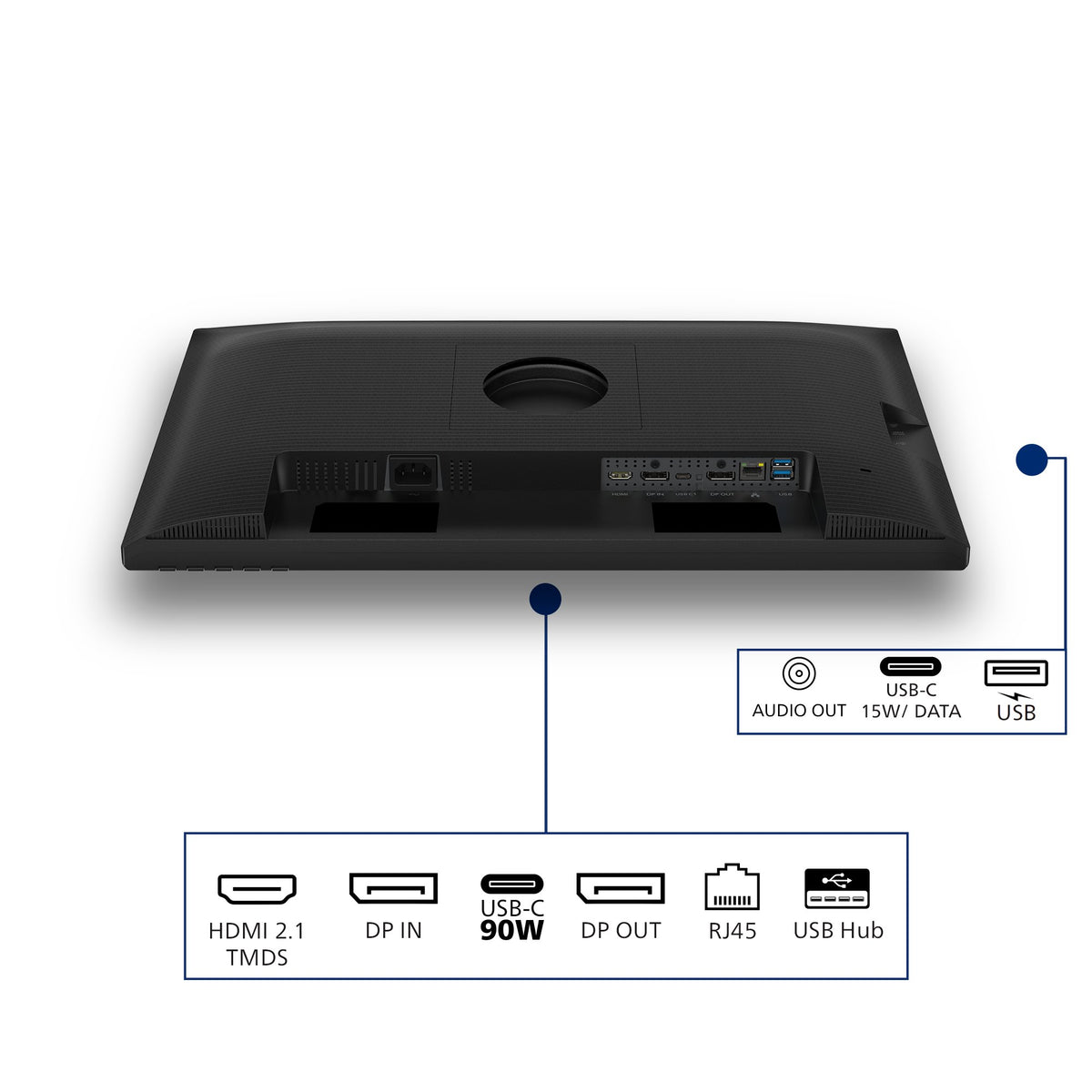 EAN 8721038006414 - Philips 24B2U3601 pantalla para PC 60,5 cm (23.8") 2560 x 1440 Pixeles Quad HD LCD Negro imagen 5