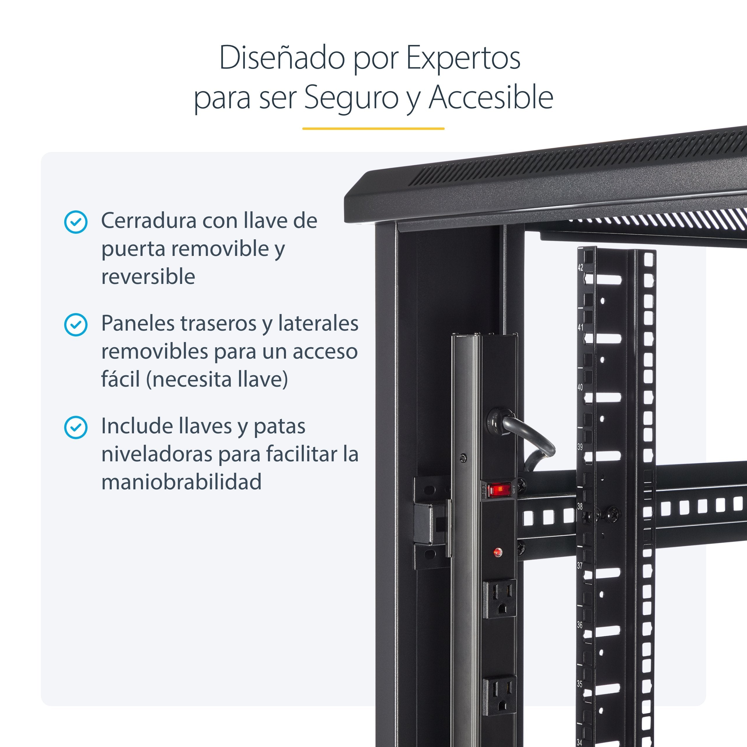 Rack Armario De Equipos 42u - Profundidad De 36in